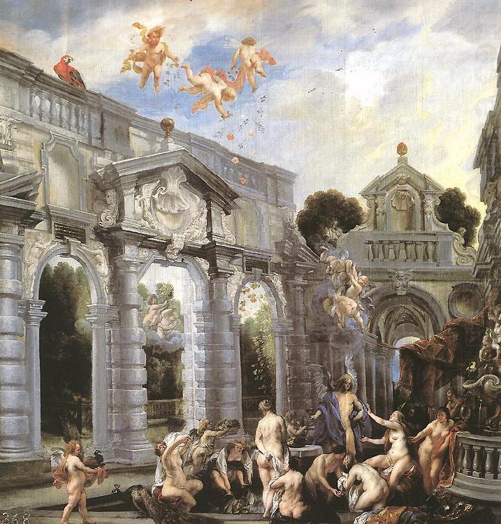 JORDAENS, Jacob Nymphs at the Fountain of Love china oil painting image